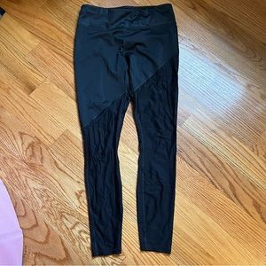 Fabletics black mesh leggings size XS